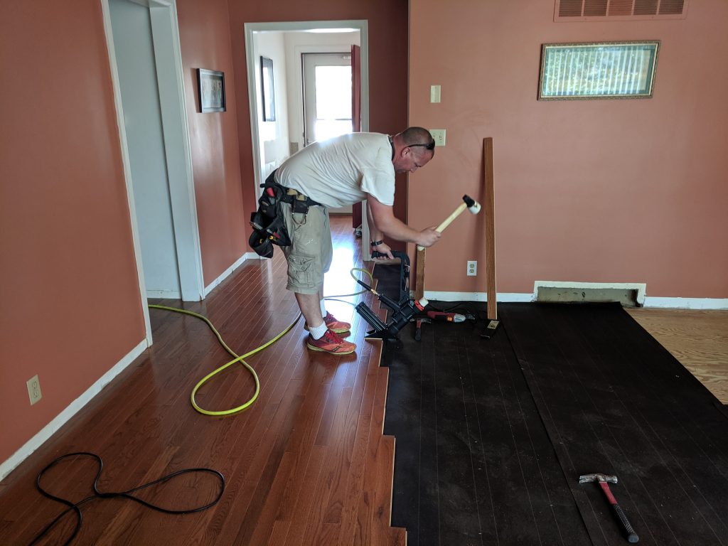 3/4 oak Hardwood installation process In the Flatwoods, KY; ashland, KY; Catlettsburg, KY area