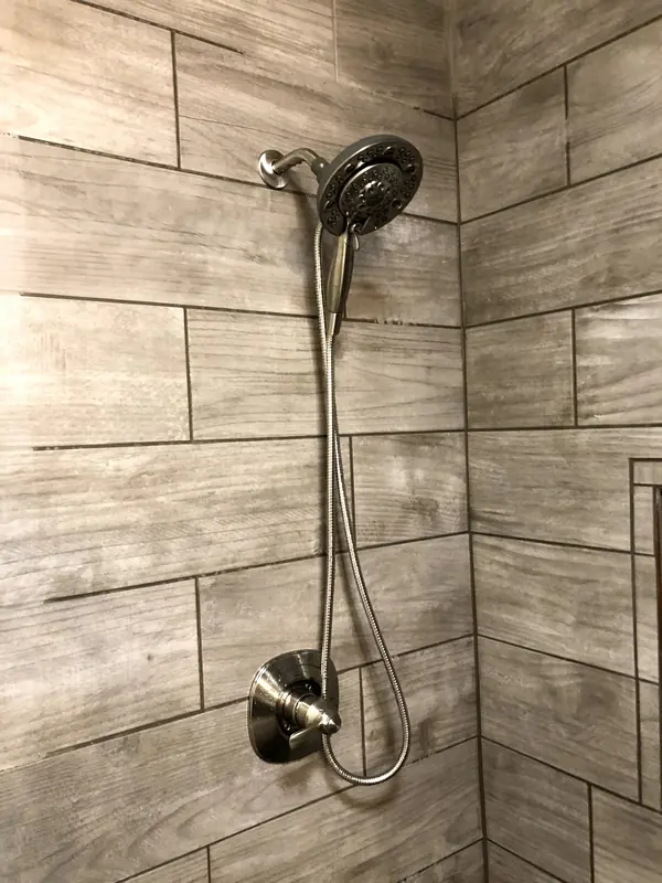 Custom tile shower surround project